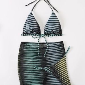 Three piece swimsuit